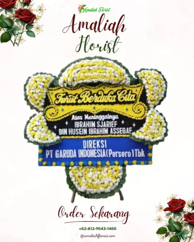 Papan Bunga Duka di Cikahuripan
