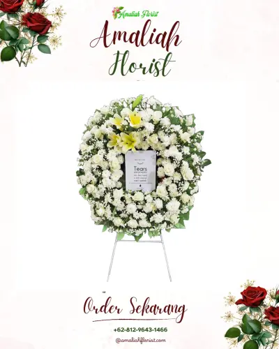Krans Bunga Duka Cita di Cikahuripan